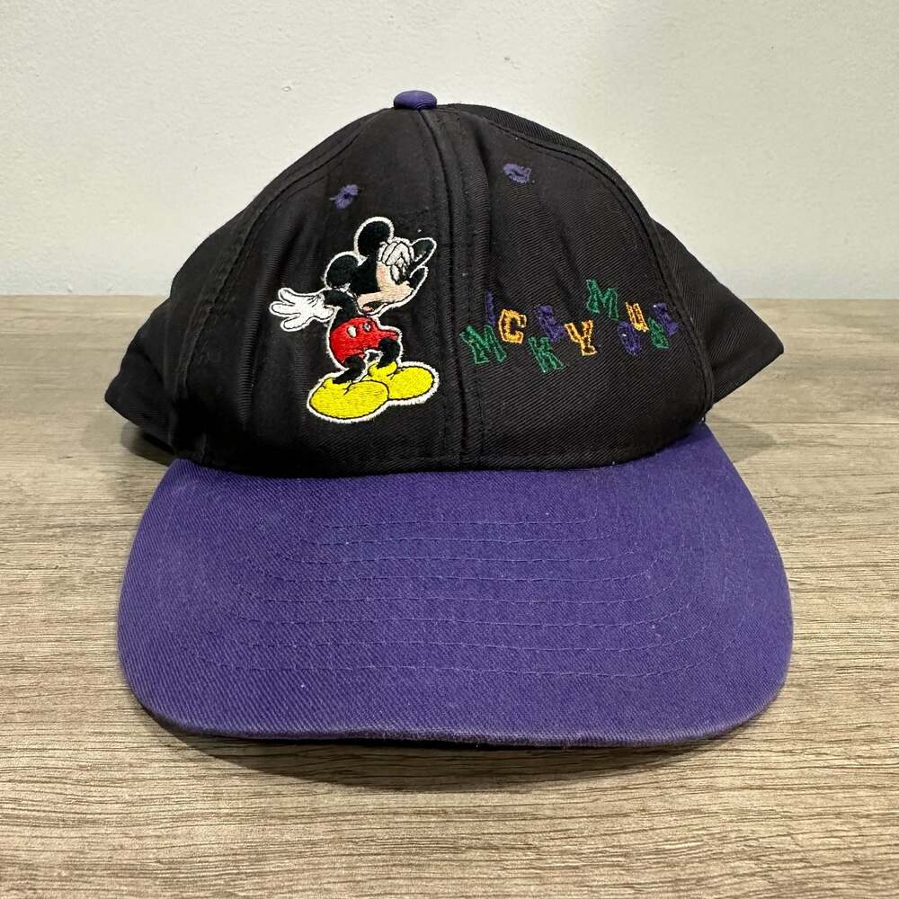 Vintage Mickey Unlimited Mickey Mouse Embroidered Snapback Hat